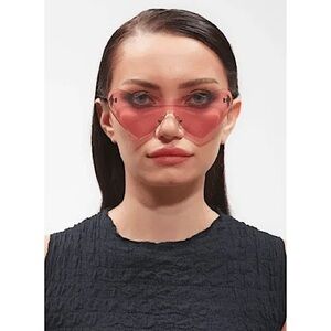 Otra Eyewear Hearts On Fire Sunglasses Rose Gold/Pink New